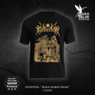 GEHENNA Black Seared Heart SHIRT SIZE M , PRE-ORDER