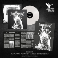 DESULTORY Darkness Falls (The Early Years) LP CREAM WHITE , PRE-ORDER [VINYL 12"]