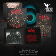 GEHENNA Malice (Our Third Spell) 2LP AQUA BLUE BLACK (2nd pressing) , PRE-ORDER [VINYL 12"]