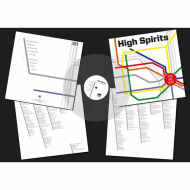 HIGH SPIRITS You Are Here LP , CLEAR [VINYL 12'']