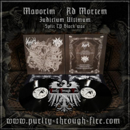 MAVORIM / AD MORTEM Iudicium Ultimum Split LP , BLACK [VINYL 12"]