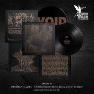OBSIDIAN SCAPES Death Chants Echo From Aphotic Void 2LP BLACK , PRE-ORDER [VINYL 12"]