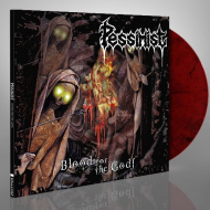 PESSIMIST Blood For The Gods LP GATEFOLD , RED/BLACK MARBLED [VINYL 12"]