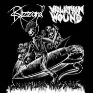 BLIZZARD / VIOLATION WOUND Antimusic Missile split EP [VINYL 7'']