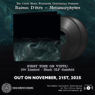 RAISON D'ETRE Metamorphyses 2LP BLACK , PRE-ORDER [VINYL 12"]