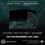 RAISON D'ETRE Metamorphyses - Triple CD in Triple 7′ vinyl Gatefold sleeve , PRE-ORDER [CD]