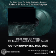 RAISON D'ETRE Metamorphyses 2LP MARBLE GREEN , PRE-ORDER [VINYL 12"]