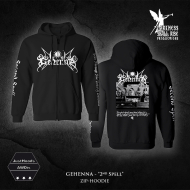 GEHENNA Seen Through The Veils Of Darkness ZIPPED HOODIE SIZE M