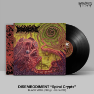DISEMBODIMENT Spiral Crypts LP BLACK , PRE-ORDER [VINYL 12"]