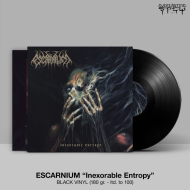 ESCARNIUM Inexorable Entropy LP BLACK , PRE-ORDER [VINYL 12"]