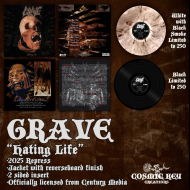 GRAVE Hating Life LP BLACK [VINYL 12"]