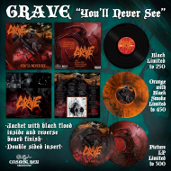 GRAVE You'll Never See LP SMOKE , PRE-ORDER [VINYL 12"]