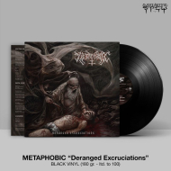 METAPHOBIC Deranged Excruciations LP BLACK , PRE-ORDER [VINYL 12"]