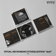 RITUAL NECROMANCY / FOSSILIZATION Split , PRE-ORDER [CD]
