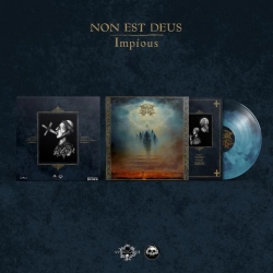 NON EST DEUS Impious LP , blue/black [VINYL 12"]