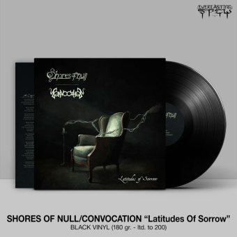 SHORES OF NULL / CONVOCATION Latitudes Of Sorrow LP BLACK , PRE-ORDER [VINYL 12"]