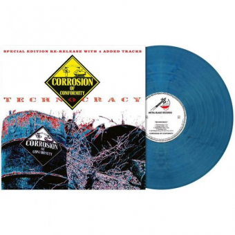 CORROSION OF CONFORMITY Technocracy LP BLUE MARBLED [VINYL 12'']