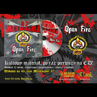 OPEN FIRE / STOS Metalmania '87 [CD]