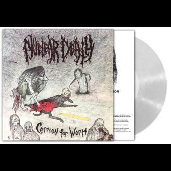 NUCLEAR DEATH Carrion For Worm LP CLEAR , PRE-ORDER [VINYL 12"]