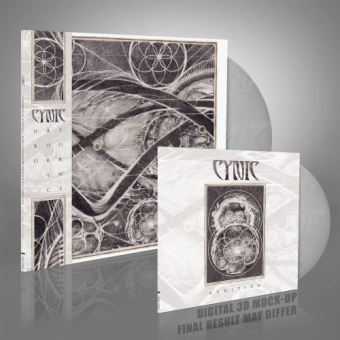CYNIC Uroboric Forms - The Complete Demo Recordings LP + 7"EP CLEAR SILVER MIXED [VINYL 12"]