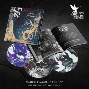 MASTER'S HAMMER Finished! 3CD-hardcover-book (14×14) [CD]