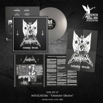 NIFELHEIM Unholy Death LP SILVER , PRE-ORDER [VINYL 12"]