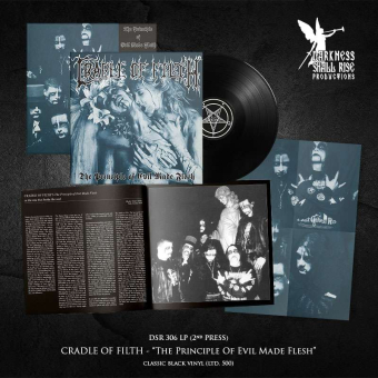 CRADLE OF FILTH The Principle Of Evil Made Flesh LP BLACK (2nd pressing) , PRE-ORDER [VINYL 12"]