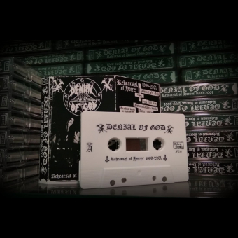 DENIAL OF GOD "Rehearsal of Horror 1999-2001” white tape [MC]