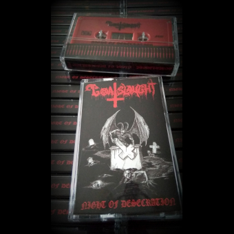 GOATSLAUGHT "Night of Desecration" tape (RED)