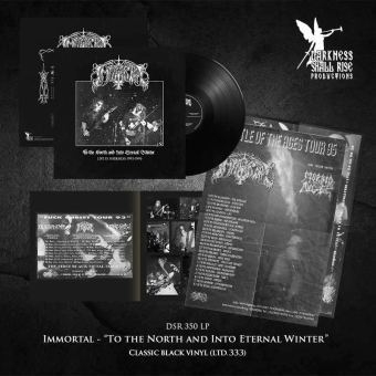 IMMORTAL To the North and Into Eternal Winter – Live in Darkness 1993-1995 LP BLACK , PRE-ORDER [VINYL 12"]