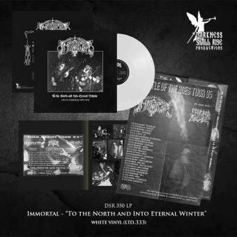 IMMORTAL To the North and Into Eternal Winter – Live in Darkness 1993-1995 LP WHITE , PRE-ORDER [VINYL 12"]