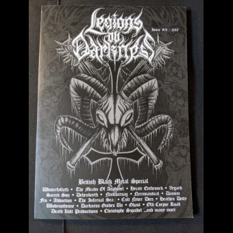 LEGIONS OV DARKNESS #1 zine (large UK black metal fanzine, UKBM special)