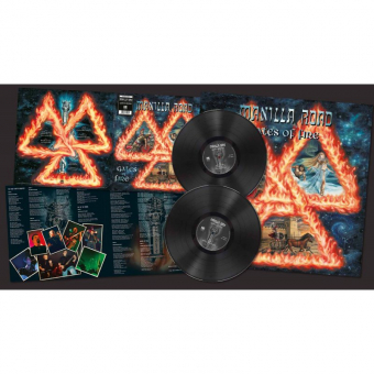 MANILLA ROAD Gates of Fire 2LP BLACK [VINYL 12'']