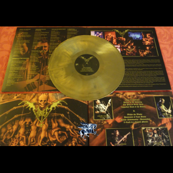MORTEM Deinos Nekromantis LP GOLD BLACK GALAXY , GOLD LAYOUT [VINYL 12"]