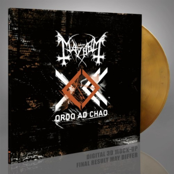 MAYHEM Ordo Ad Chao LP GOLD ORANGE BLACK MARBLED [VINYL 12"]
