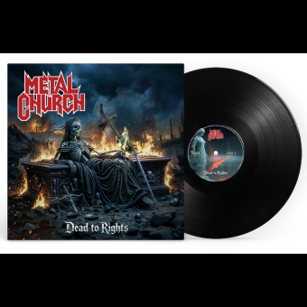 METAL CHURCH Dead To Rights LP BLACK [VINYL 12"]