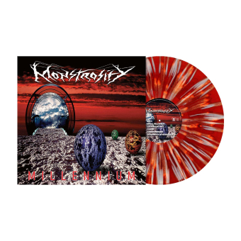 MONSTROSITY Millennium LP RED ORANGE WHITE SPLATTER , PRE-ORDER [VINYL 12"]