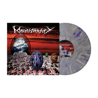 MONSTROSITY Millennium LP GREY PURPLE BLUE MARBLED , PRE-ORDER [VINYL 12"]