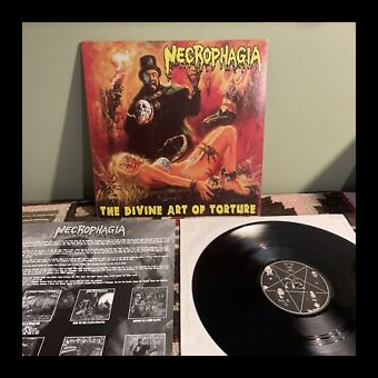 NECROPHAGIA The Divine Art of Torture LP BLACK [VINYL 12"]
