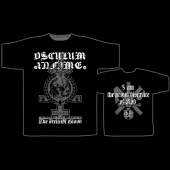 OSCULUM INFAME I am the proud disgrace of God SHIRT SIZE XL