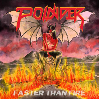 POUNDER Faster Than Fire (BLACK VINYL) [VINYL 7"]