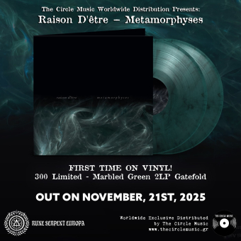 RAISON D'ETRE Metamorphyses 2LP MARBLE GREEN , PRE-ORDER [VINYL 12"]