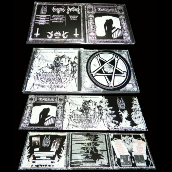 ENSOM SKOGEN / FORGOTTEN SPELL / MOONBLOOD Flammenwut/Aesthetics of the necromantic manifestation/The unholy [CD]