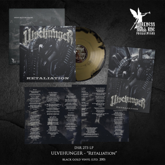 ULVEHUNGER Retaliation LP GOLD / BLACK , PRE-ORDER [VINYL 12"]