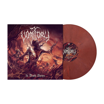 VOMITORY In Death Throes LP DARK ROSE MARBLED , PRE-ORDER [VINYL 12"]