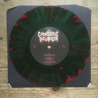 CADAVERIC INCUBATOR / UNDERGANG Split 7'EP RED GREEN [VINYL 7