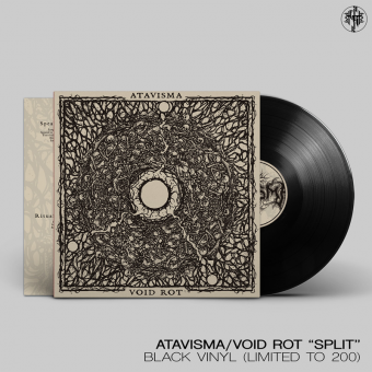 ATAVISMA / VOID ROT Split LP , BLACK [VINYL 12"]