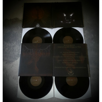 BLOOD MOON Through the Scarlet Veil DOUBLE BLACK LP [VINYL 12'']