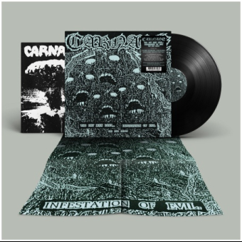 CARNAGE The day man lost/Infestation of evil LP BLACK [VINYL 12"]