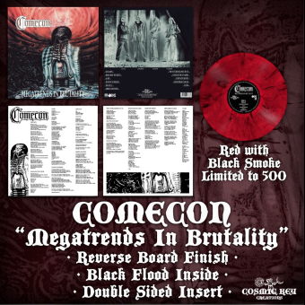 COMECON Megatrends In Brutality LP RED SMOKE [VINYL 12"]